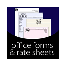 Stationery, Forms & Rate Sheets